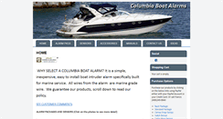 Desktop Screenshot of columbiaboatalarms.com